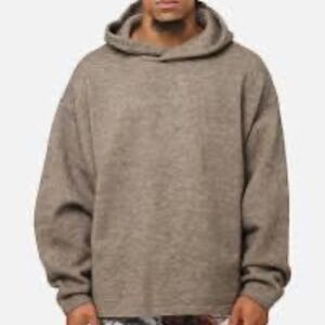NWT MNML M Tonal Grain Knitted Hoodie
